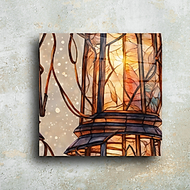 El Yapımı Cam Tablo | Modern ve Şık Ev Dekorasyonu | Özel Tasarımlar(m46)