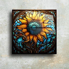 Modern Sanatsal Cam Tablo | Dekoratif Tasarımlar | El Yapımı Kalite(m92)