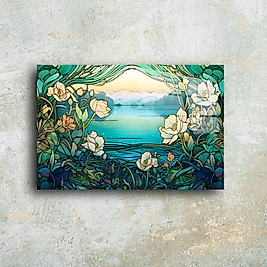 Cam Tablolar - El Yapımı Sanatsal Dekorasyon(m87)